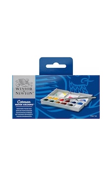 Winsor & Newton Cotman Sketchers' Pocket Box 1/2 Tablet Sulu Boya Seti 12 Renk Çok Renkli Winsor & Newton Cotman Sketchers' Pocket Box 1/2 Tablet Sulu Boya Seti 12 Renk Çok Renkli