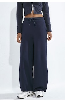 Hiccup Barrel Fit Basic Şardonlu Eşofman Altı Lacivert Hiccup Barrel Fit Basic Şardonlu Eşofman Altı Lacivert