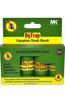Bytrap Yapışkan Sinek Bandı 3 x 4'lü Bytrap Yapışkan Sinek Bandı 3 x 4'lü