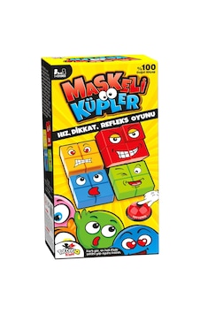 Vardem Oyuncak Maskeli Küpler - Standart Vardem Oyuncak Maskeli Küpler - Standart