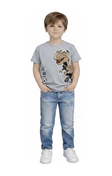 Yale Kids 3-8 Yaş Erkek Çocuk %95 Pamuklu Tişört Gri Yale Kids 3-8 Yaş Erkek Çocuk %95 Pamuklu Tişört Gri