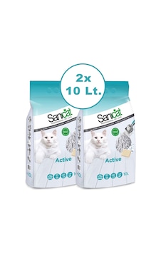 Sanicat Active Marsilya Sabunlu İnce Taneli Topaklaşan Bentonit Kedi Kumu 2 x 10 L Sanicat Active Marsilya Sabunlu İnce Taneli Topaklaşan Bentonit Kedi Kumu 2 x 10 L