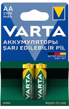 VARTA NI-MH 1.2V 2100 MAH HR6 AA ŞARJLI 2Lİ KALEM PİL VARTA NI-MH 1.2V 2100 MAH HR6 AA ŞARJLI 2Lİ KALEM PİL
