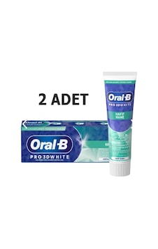 Oral-B Pro 3D White Hafif Nane Diş Macunu 2 x 75 ML Oral-B Pro 3D White Hafif Nane Diş Macunu 2 x 75 ML