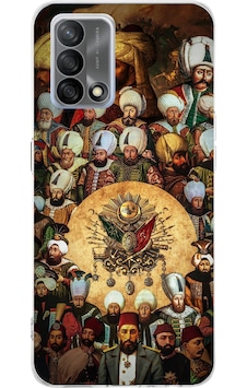 Oppo A74 Uyumlu Osmanlı Padişahları Baskılı Silikon Kılıf Renkli Oppo A74 Uyumlu Osmanlı Padişahları Baskılı Silikon Kılıf Renkli