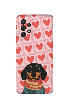 Samsung Galaxy M52 Uyumlu Baskılı Şeffaf Telefon Kılıfı Koleksiyon: Dog Lover 2