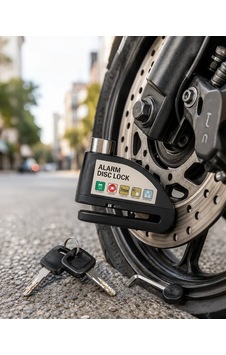 Astraltech 110 Db Alarmlı Disk Fren Kilidi Su Geçirmez Çelik Gövde Astraltech 110 Db Alarmlı Disk Fren Kilidi Su Geçirmez Çelik Gövde