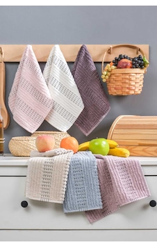 6 Lı Soft Touch Mutfak Pamuklu Havlu Seti 30x50 Cm Beyaz 6 Lı Soft Touch Mutfak Pamuklu Havlu Seti 30x50 Cm Beyaz
