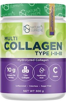 Natures Supreme Multi Collagen Powder 300 Gr Aromasız Natures Supreme Multi Collagen Powder 300 Gr Aromasız