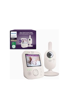 Philips Avent Premium Kameralı Bebek Telsizi 3.5 Ekran-gece Görüşü Kamera Sistemi Krem