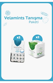 Velamints Tanışma Paketi - Yeşil Ve Nane Aromalı Sakız - İkişer Adet Velamints Tanışma Paketi - Yeşil Ve Nane Aromalı Sakız - İkişer Adet