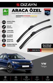 S-dizayn Volkswagen Taigo Cs Ön Cam Silecek Seti 2021 Üzeri Premium Araca Özel 65-45 Cm A+ Kalite