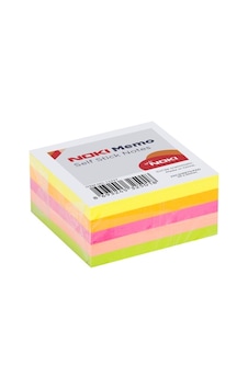 Noki Memo 50 x 50 mm Neon Küp Yapışkanlı Not Kağıdı 250 Yaprak Noki Memo 50 x 50 mm Neon Küp Yapışkanlı Not Kağıdı 250 Yaprak