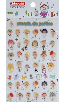 Bigpoint Sticker Kabartmalı Çocuklar 15'li Paket Bigpoint Sticker Kabartmalı Çocuklar 15'li Paket