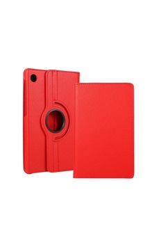 Lenovo Uyumlu Tab M10 Plus Tb-125f - Tb-128f 3. Jenerasyon Zore Dönebilen Standlı Kılıf-kırmızı
