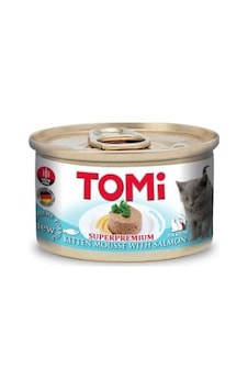 Tomi - 804 - Yavru Kedi Somonlu Yaş - Csmo-tex - Mama 85g Tomi - 804 - Yavru Kedi Somonlu Yaş - Csmo-tex - Mama 85g