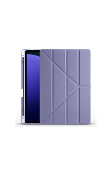 Aksesuarcim S10 Sm-x820 X826 İle Uyumlu Kılıf Silikon Yumuşak Kalem Bölmeli Esnek 4 Farklı Stand Olabilen Tablet Kılıfı Mor Sku: Zeusb0fhj69pcw Arka Kapak