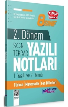 8.Sınıf 2.Dönem 1. ve 2. Yazılı Notları Son Tekrar - Master Work 8.Sınıf 2.Dönem 1. ve 2. Yazılı Notları Son Tekrar - Master Work
