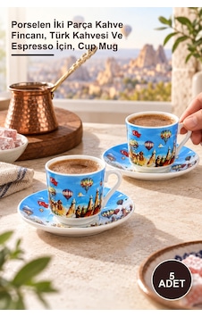 5 Adet Yöresel İkili Fincan Seti Porselen İki Parça Kahve Fincanı, Türk Kahvesi Ve Espresso İçin, Cup Mug Diğer 5 Adet Yöresel İkili Fincan Seti Porselen İki Parça Kahve Fincanı, Türk Kahvesi Ve Espresso İçin, Cup Mug Diğer