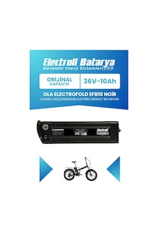 Ola Electrofold Efb10 Noir Uyumlu Batarya Standart Kapasite 36v 10ah Güçlendirilmiş Elektrikli Bisiklet Bataryası Siyah Ola Electrofold Efb10 Noir Uyumlu Batarya Standart Kapasite 36v 10ah Güçlendirilmiş Elektrikli Bisiklet Bataryası Siyah