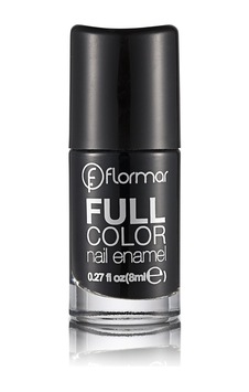 Flormar Yoğun Pigmentli Parlak Oje- Full Color Nail Enamel- Fc32 Vıctory Of Black -8690604313228 0