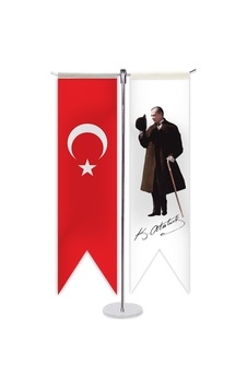 Atatürk ve Türk Bayragı T Masa Bayragı Atatürk ve Türk Bayragı T Masa Bayragı