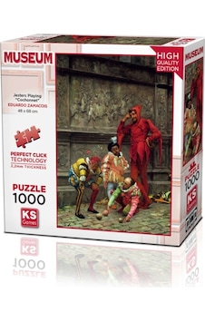 20662 Jesters Playing Cochonnet 1000 Parça Puzzle -nessiworld Puzzle