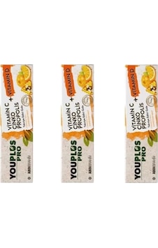 Youplus Pro Vitamin C, D, Çinko & Propolis 15 Efervesan Tablet X 3 Adet