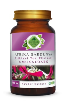 Gökçek Şifa Afrika Sardunyası Toz Eki Cam 100 G