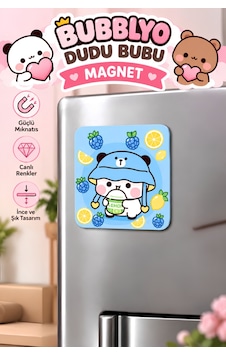 Dudu Bubu Dekoratif Buzdolabı Magneti Mavi Dudu Bubu Dekoratif Buzdolabı Magneti Mavi