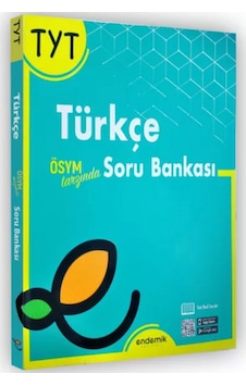 YKS-TYT Türkçe Endemik Yayınları ÖSYM Tarzı Sorulara Hazırlık Soru Bankası YKS-TYT Türkçe Endemik Yayınları ÖSYM Tarzı Sorulara Hazırlık Soru Bankası