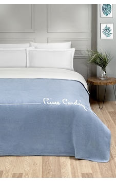 Pierre Cardin Pamuk Battaniye Çift Kişilik Logo Koyu Mavi Pierre Cardin Pamuk Battaniye Çift Kişilik Logo Koyu Mavi