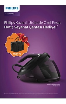 Philips BXA0102/00 PSG8160/30 Kazanlı Ütü + Hotiç Çanta Philips BXA0102/00 PSG8160/30 Kazanlı Ütü + Hotiç Çanta
