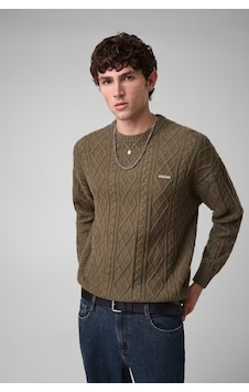 Guess Guess Jeans Erkek Yün Karışımlı Kazak M6br01z1224 Yeşil Guess Guess Jeans Erkek Yün Karışımlı Kazak M6br01z1224 Yeşil