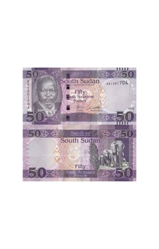 Güney Sudan 2019 Yılı 50 Pound Yabancı Kağıt Para Çil Unc Koleksiyon Para Güney Sudan 2019 Yılı 50 Pound Yabancı Kağıt Para Çil Unc Koleksiyon Para