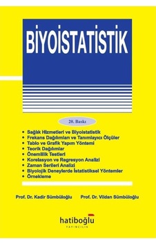Biyoistatistik- Hatiboğlu Yayınları