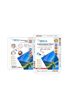 Koala Laminasyon Pres Filmi A4 426x303 Mm 125 Micron 50 Adet