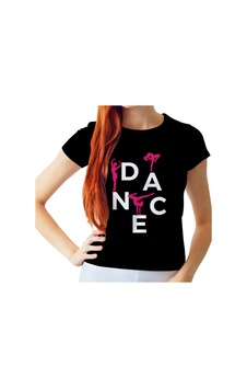 Ada Kostüm Tasarım Dance Temalı Regular Kalıp Siyah Kadın Tişört Ada Kostüm Tasarım Dance Temalı Regular Kalıp Siyah Kadın Tişört