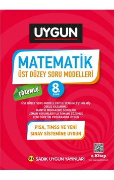 8.Sınıf Matematik Üst Düzey Soru Modelleri -  Sadık Uygun