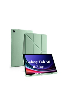 A9 8.7inç İle Uyumlu Kılıf Kalem Bölmeli Trifolding Case X110 X115 X117 Açık Yeşil Sku: Zeusb0dy6bv46p Arka Kapak