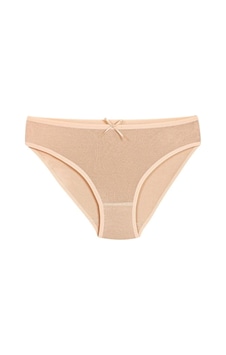 Kit İç Giyim Yıldız 12'li Bambu Penye Kadın Bikini Model Külot Ten Kit İç Giyim Yıldız 12'li Bambu Penye Kadın Bikini Model Külot Ten