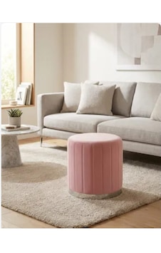 Luna Blush Modern Puf Açık Pembe Luna Blush Modern Puf Açık Pembe