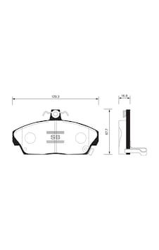Sangsın Sp1571 Ön Fren Balata Honda Cıvıc 1.6l D16 Vtec Vtı 01-05 / 1.6l D16a Euro 96-99 45022s6de51-45022s74e10-45022st3e30 Sangsın Sp1571 Ön Fren Balata Honda Cıvıc 1.6l D16 Vtec Vtı 01-05 / 1.6l D16a Euro 96-99 45022s6de51-45022s74e10-45022st3e30