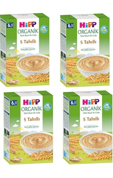 Hipp Organik 5 Tahıllı 6+ Ay Kaşık Maması 4 x 200 G Hipp Organik 5 Tahıllı 6+ Ay Kaşık Maması 4 x 200 G