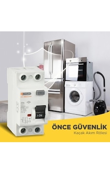 Günsan Kaçak Akım Rölesi Ac Tip 6ka 30ma