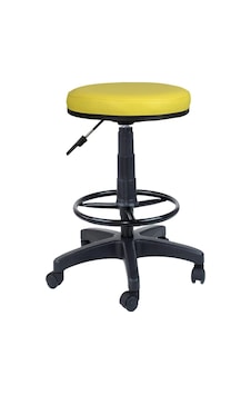 Bürocci Plastik Ayaklı Yüksek Tabure-Sarı-2999U0113 Bürocci Plastik Ayaklı Yüksek Tabure-Sarı-2999U0113