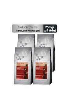 Coffee More Golden Crema Filtre Kahve 250 Gr X 4 Adet Coffee More Golden Crema Filtre Kahve 250 Gr X 4 Adet