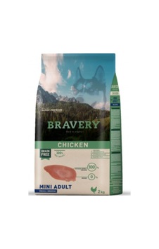 Bravery Chicken Tahılsız Tavuklu Küçük Irk Yavru Köpek Maması 2 KG Bravery Chicken Tahılsız Tavuklu Küçük Irk Yavru Köpek Maması 2 KG