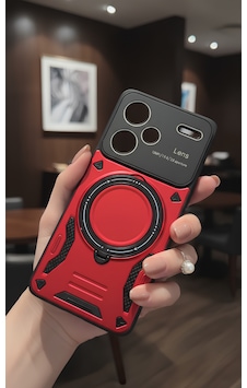 Redmi Note 13 Pro Plus İçin Uyumlu 3d Kamera Lens Korumalı Yüzüklü Stand Olabilen Kılıf Redmi Note 13 Pro Plus İçin Uyumlu 3d Kamera Lens Korumalı Yüzüklü Stand Olabilen Kılıf