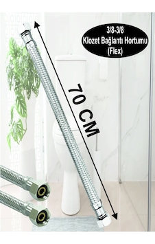Standart Klozet Ara Musluk Bağlantı Hortumu Flexi 70cm Diğer